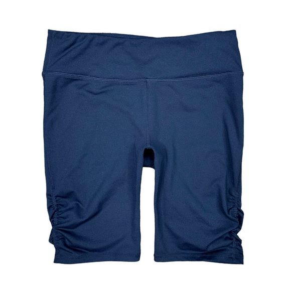 Gaiam Black Ruched Bike Shorts - Size Small - Picture 1 of 4